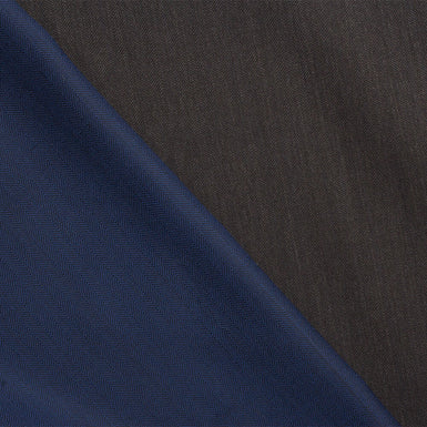 Grey/Royal Blue Double Face Suiting (sold as a 1.70m piece)