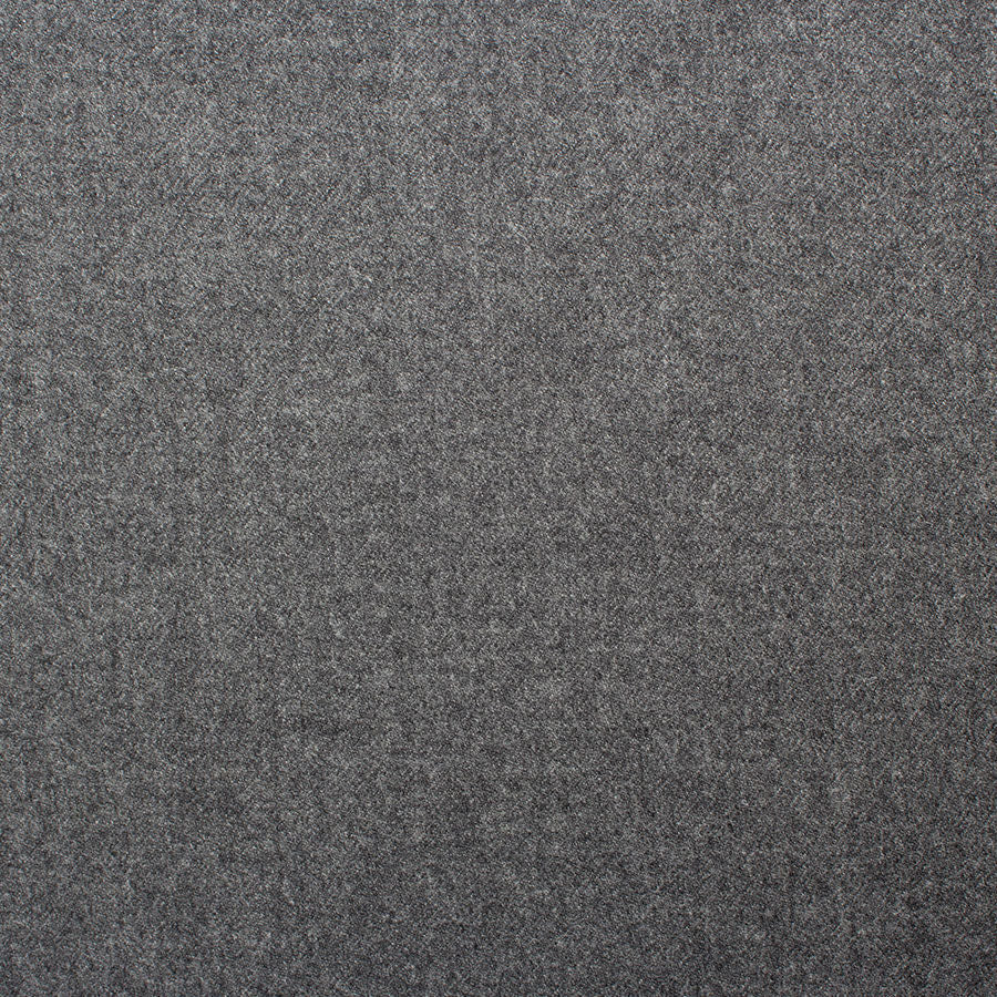 Grey Wool & Cashmere Flannel