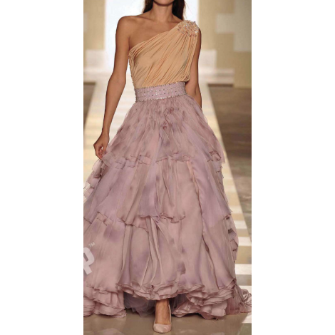 Apricot Silk Chiffon