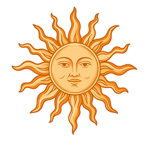 Warm weather sun icon