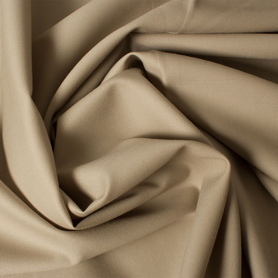 Beige Exel Finest Merino Wool Suiting (A 2m Piece)