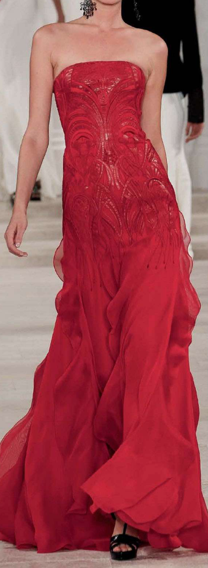 Coral Silk Chiffon