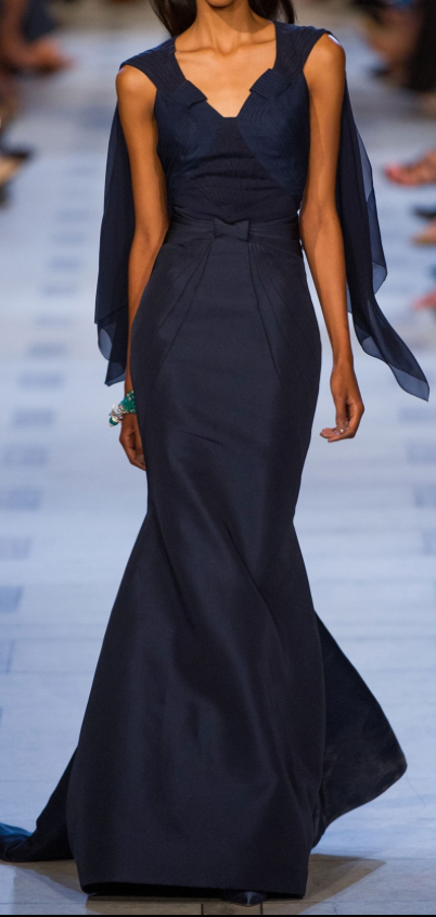 Dark Navy Silk Marocain Crêpe