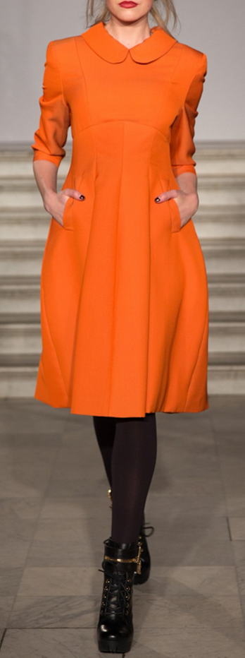 Soft Peach Stretch Wool Gaberdine