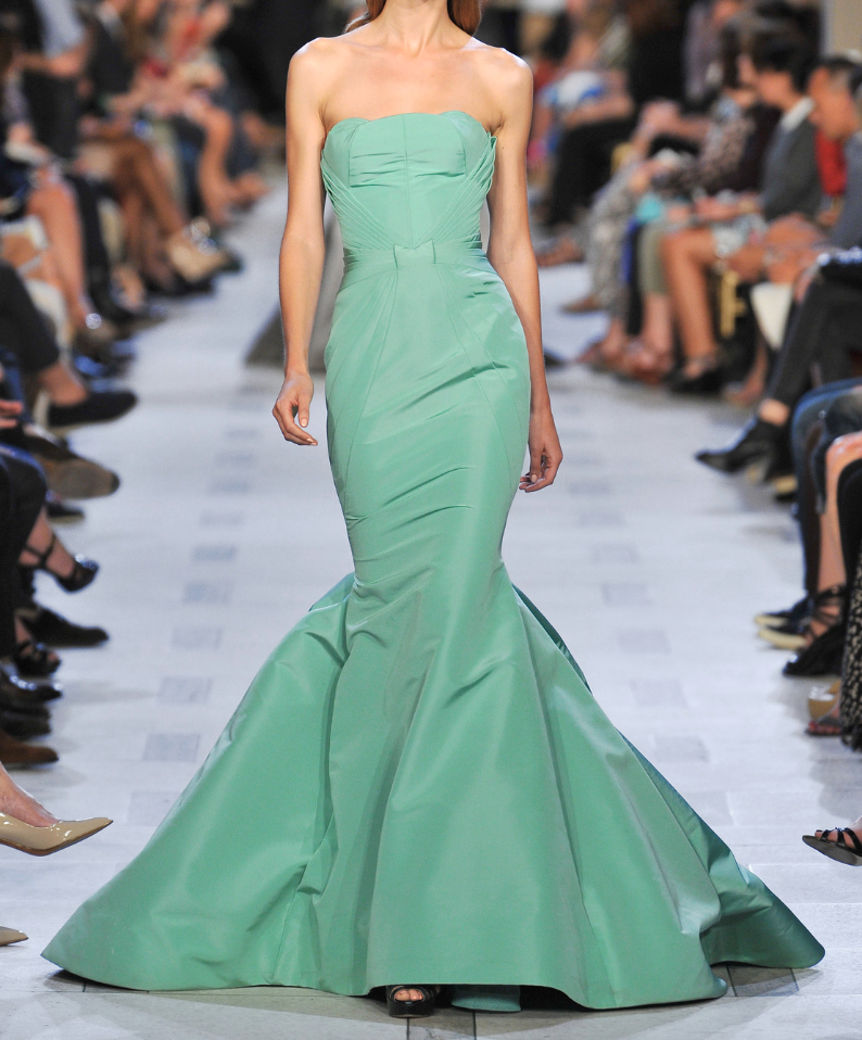 Mint Floral Silk Shantung (A 2 Panel / 2.80m Piece)