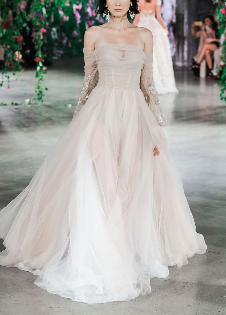 Pink Champagne Silk Chiffon