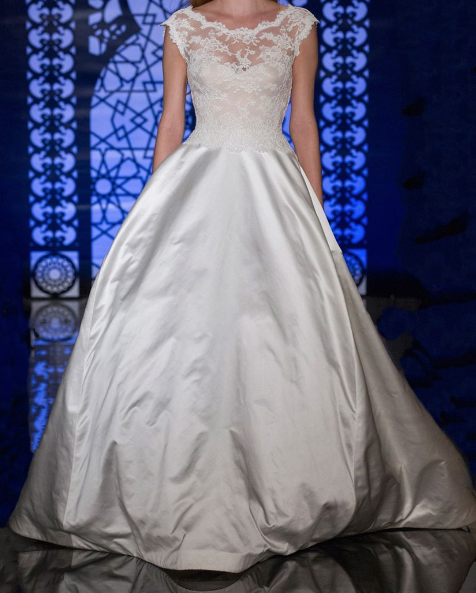 Off-White Silk Duchess Satin