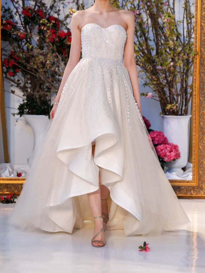 Soft Ivory Embroidered Tulle