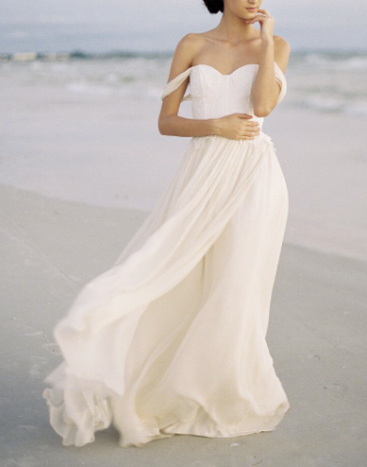 Off-White Silk Crêpe de Chine