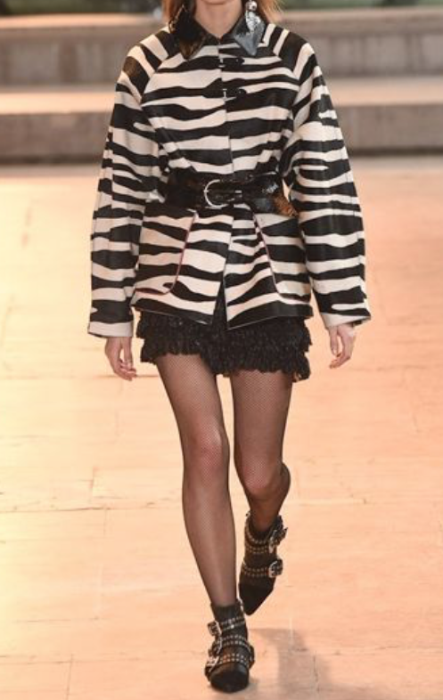 Zebra Printed Faux Fur (A 3.15m Piece)