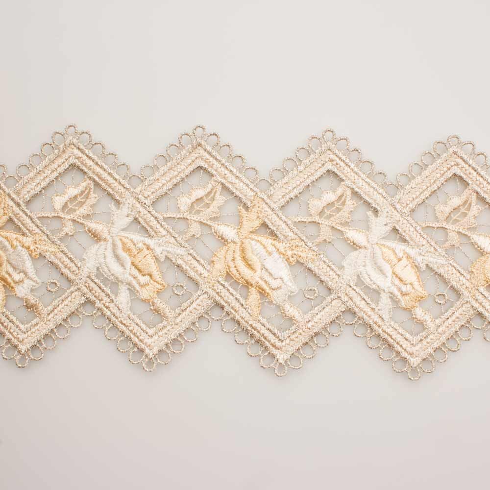 Silver/Gold Latice Guipure Trim