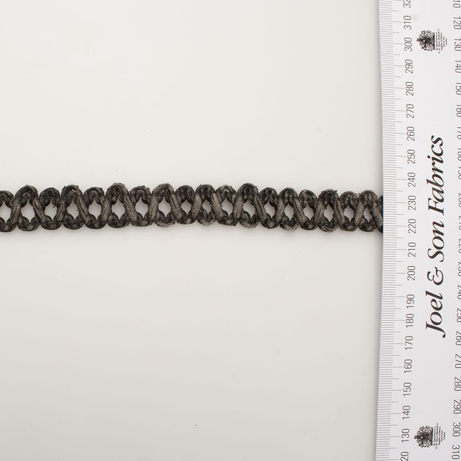 Dark Grey Braided Trim