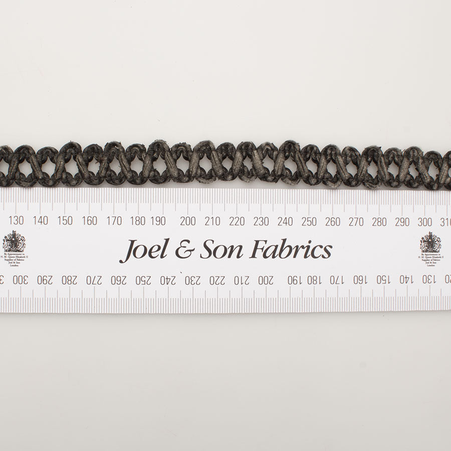 Dark Grey Braided Trim
