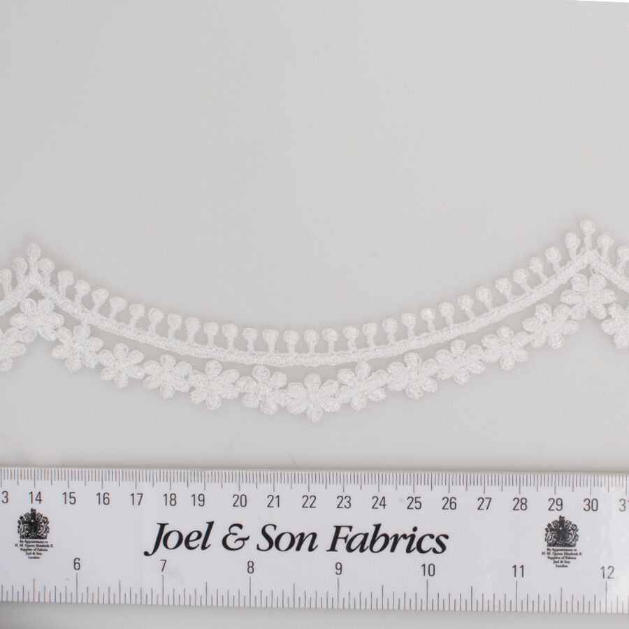 Narrow Ivory Corded Trim