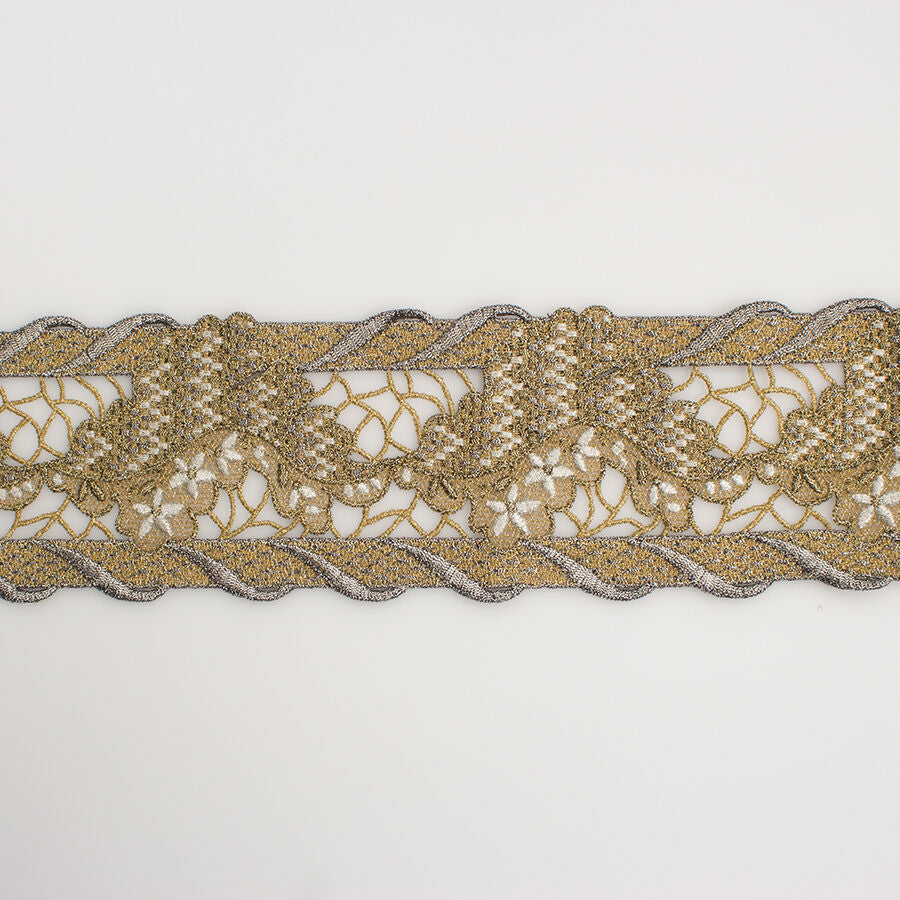 Gold & Pewter Metallic Trim