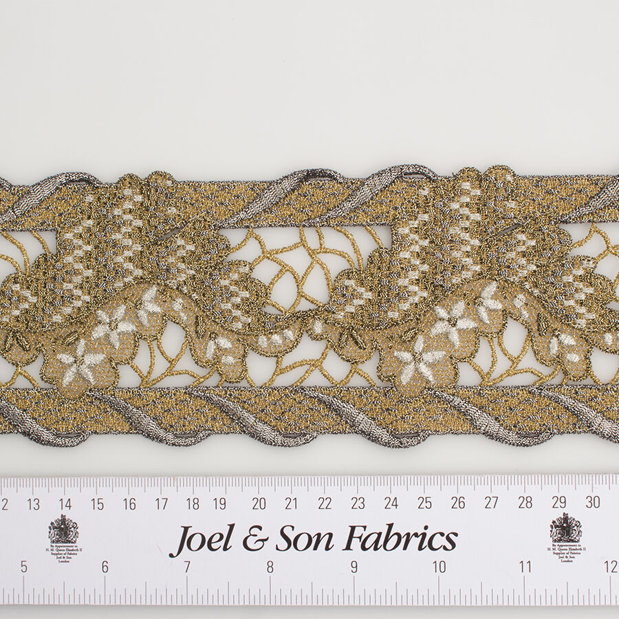 Gold & Pewter Metallic Trim