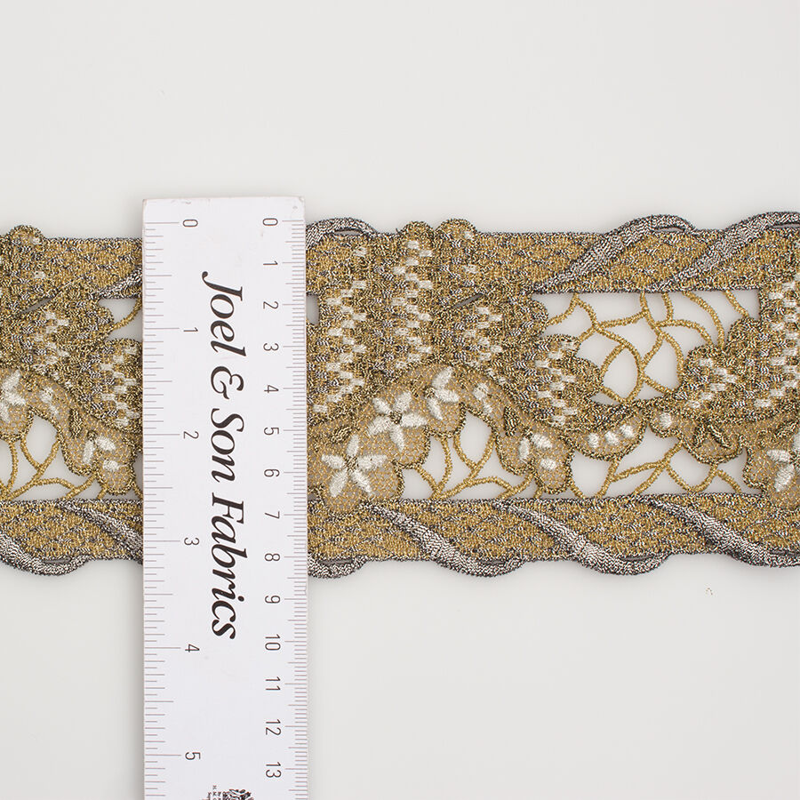 Gold & Pewter Metallic Trim