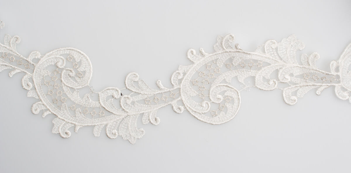 Ivory Guipure Trim