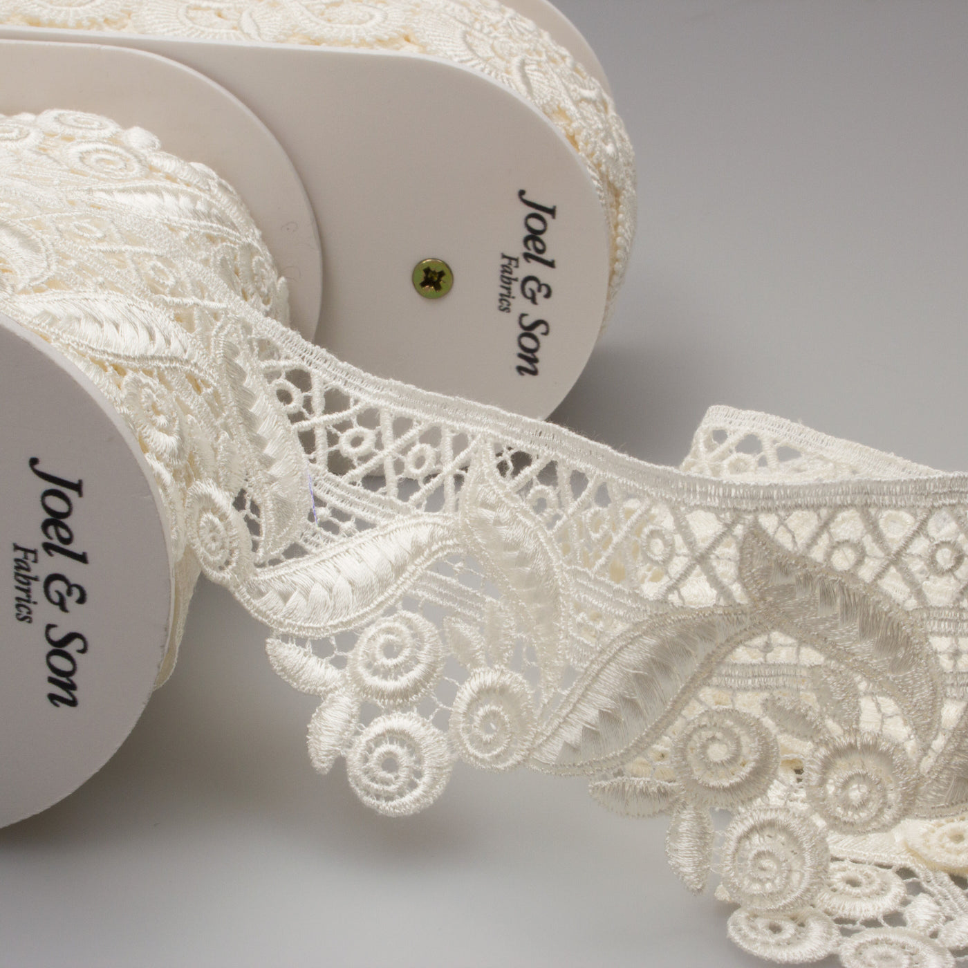 Ivory Guipure Lace Trim