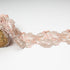 Blush Pink Metallic Swarovski Stone Floral Tulle Trim