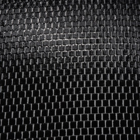 Black 'Square' Metallic Devoré Velvet