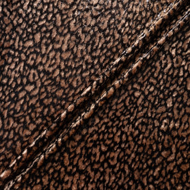 Brown/Black Metallic 'Animal' Panné Velvet
