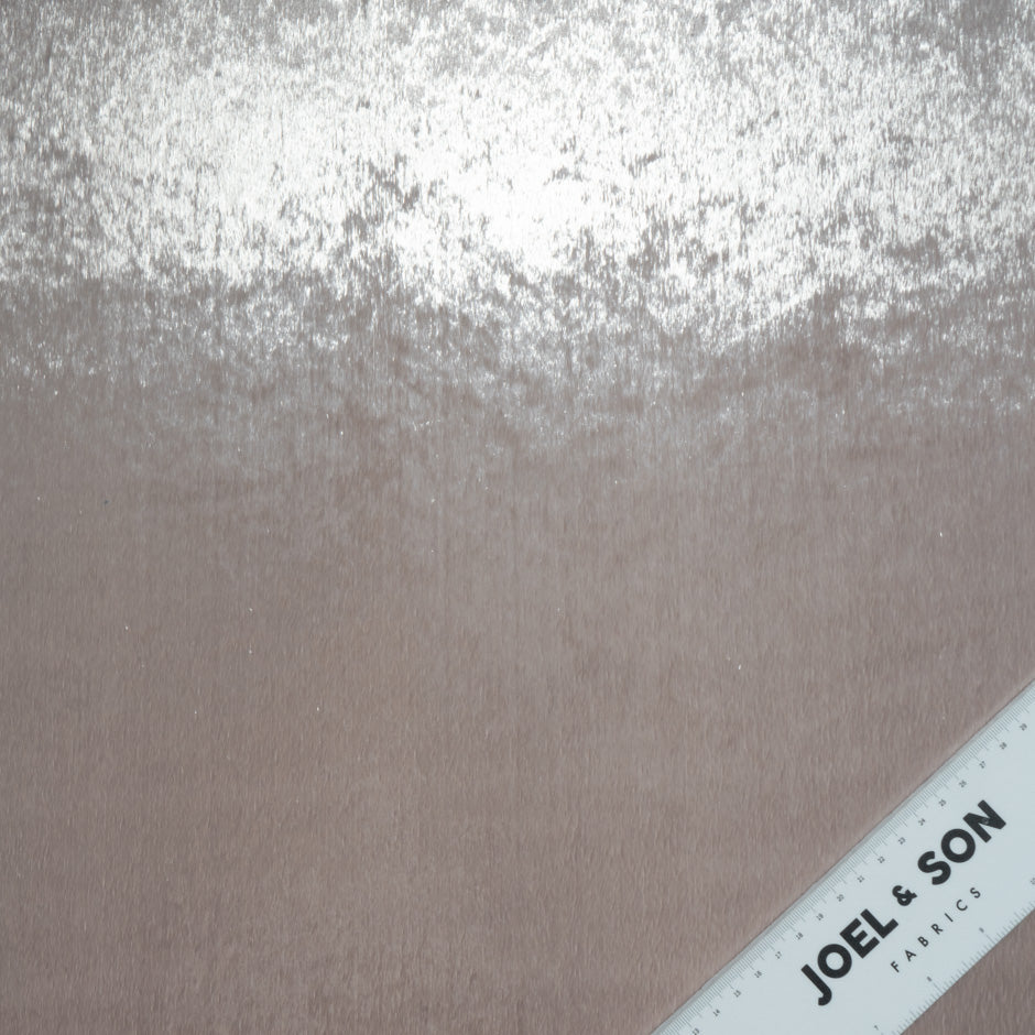 Soft Beige Metallic Panné Velvet