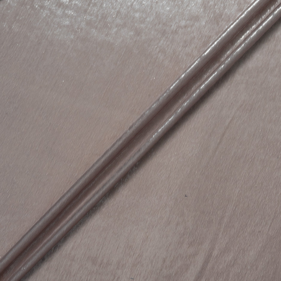 Soft Beige Metallic Panné Velvet